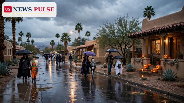 Lluvia en Halloween en Phoenix: primer 31 de octubre lluvioso en casi 40 años