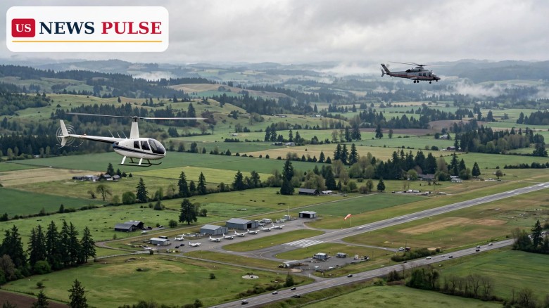 Oregon Helicopter Crash Kills Three Near McMinnville Airport in Midair Collision
